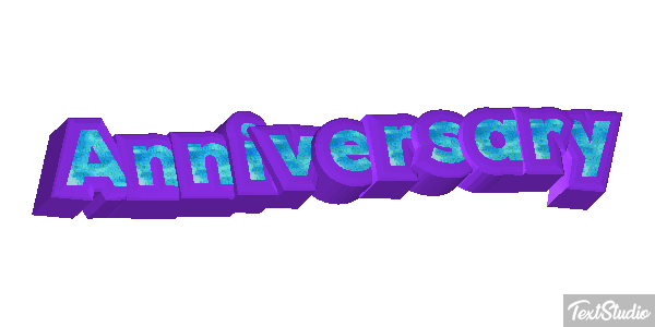 Anniversary Effetto testo