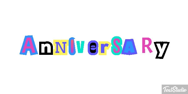 Anniversary Effetto testo