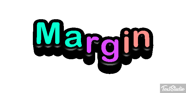 Margin Metin efekti