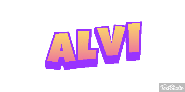 Alvi Text effect