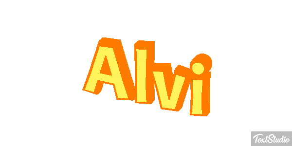 Alvi Text effect