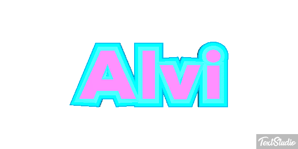 Alvi Text effect