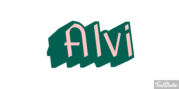 Alvi Text effect