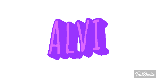 Alvi Text effect