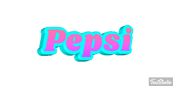 Pepsi Text effect