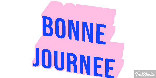 Bonne journée Effet de texte