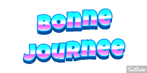 Bonne journée Effet de texte