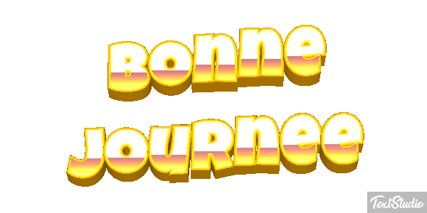 Bonne journée Effet de texte