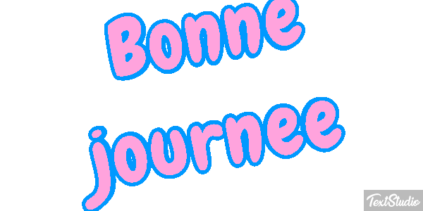 Bonne journée Effet de texte