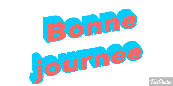 Bonne journée Effet de texte