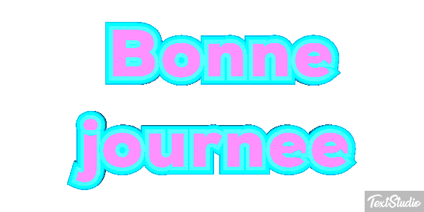 Bonne journée Effet de texte