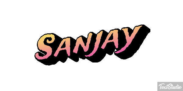 Sanjay Text effect