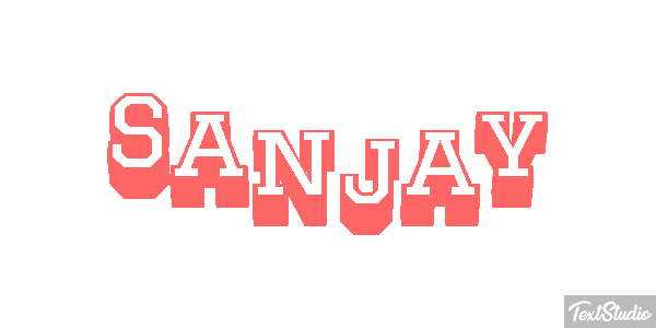 Sanjay Text effect