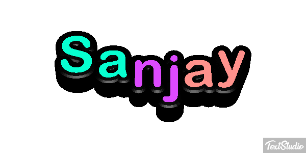 Sanjay Text effect