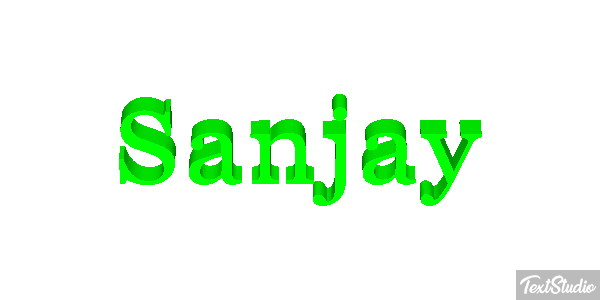 Sanjay Text effect
