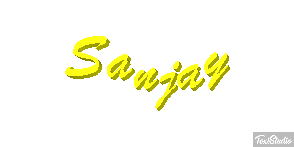 Sanjay Text effect