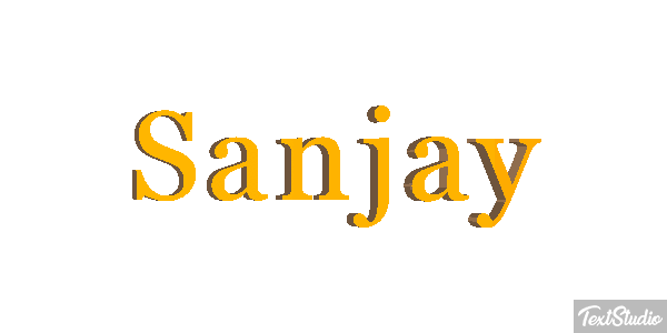 Sanjay Text effect