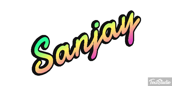 Sanjay Text effect