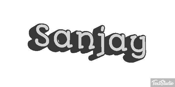 Sanjay Text effect