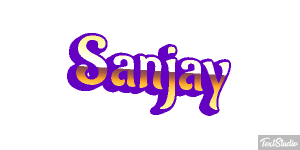 Sanjay Text effect