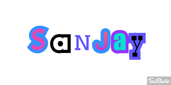 Sanjay Text effect