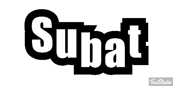 Şubat Текстовый эффект