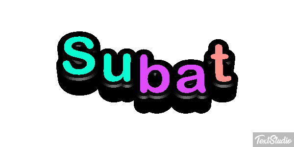 Şubat Текстовый эффект