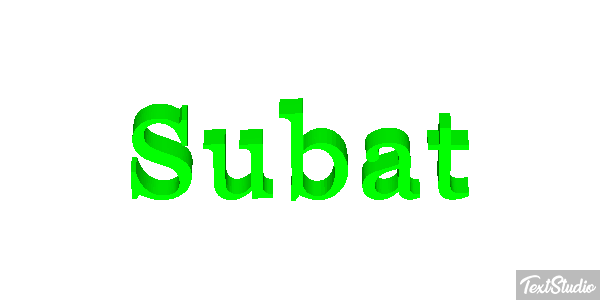 Şubat Текстовый эффект