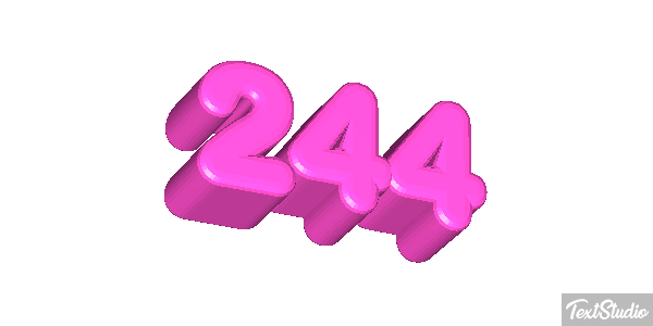 244 Текстовый эффект