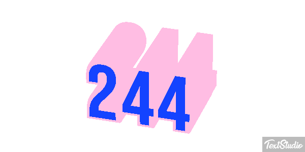 244 Текстовый эффект