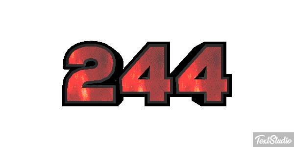 244 Текстовый эффект