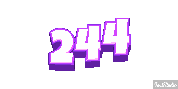 244 Текстовый эффект