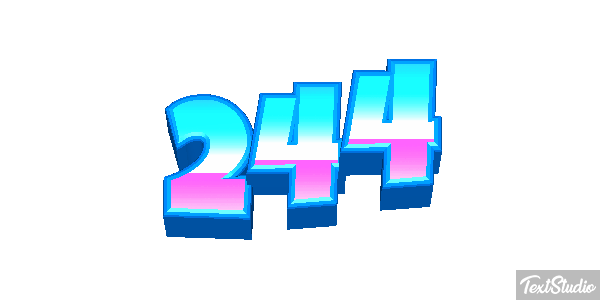 244 Текстовый эффект