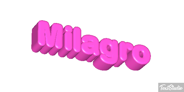 Milagro Efecto de texto