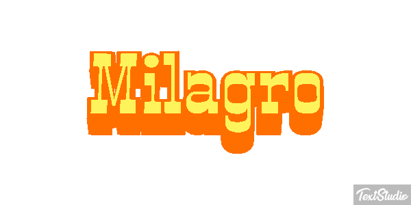 Milagro Efecto de texto