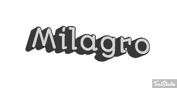 Milagro Efecto de texto