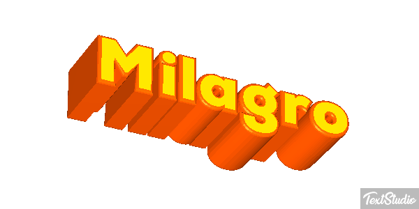 Milagro Efecto de texto