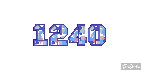 1240 Text effect
