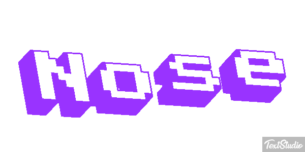 Nose Text effect