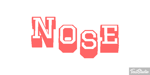 Nose Text effect