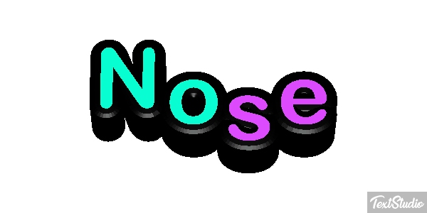 Nose Text effect