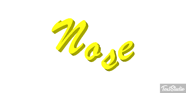 Nose Text effect