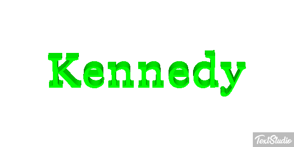 Kennedy テキスト効果