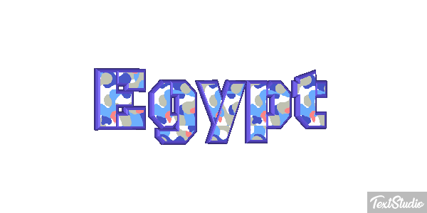 Egypt Effetto testo