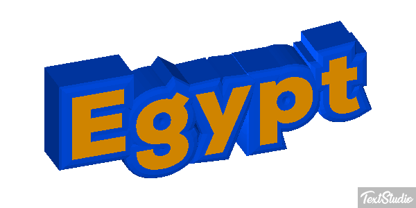 Egypt Effetto testo