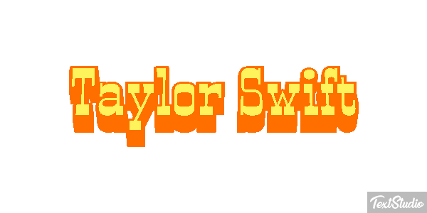 Taylor Swift Effetto testo