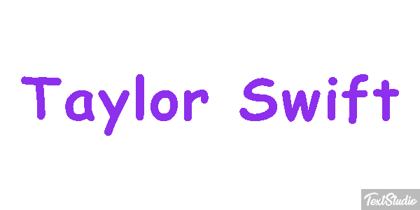 Taylor Swift Effetto testo