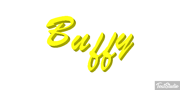 Buffy Text effect