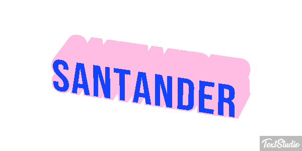 Santander Efecto de texto
