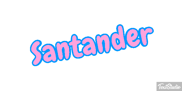 Santander Efecto de texto